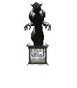 dark statue
