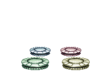 four  coloured  discs